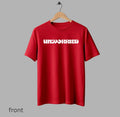 red regular fit tee