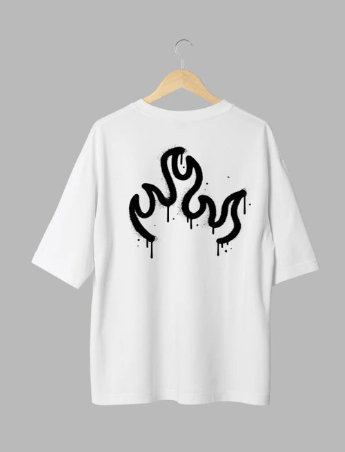 oversized fire tee