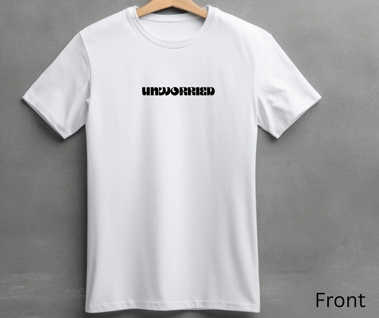 white regular fit tee